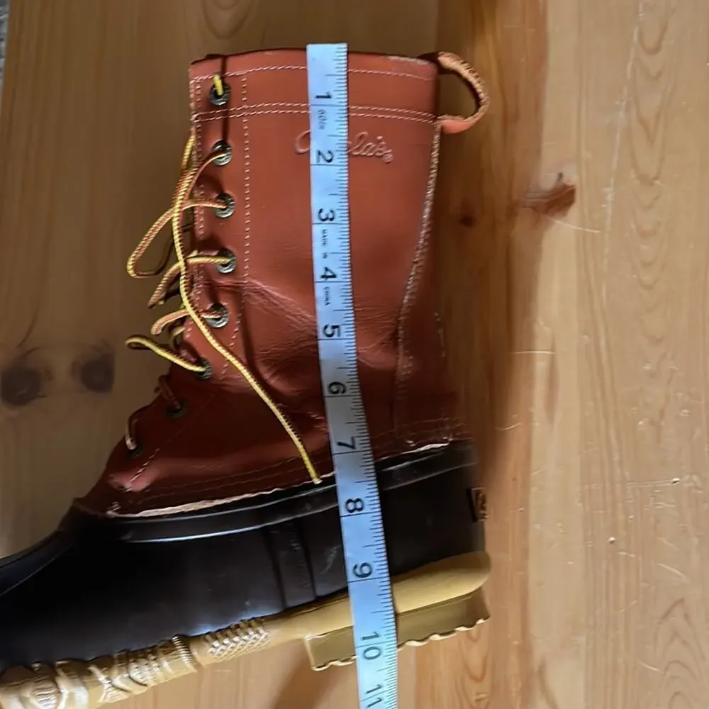 Cabela’s steel shank tall waterproof duck boot men’s 8